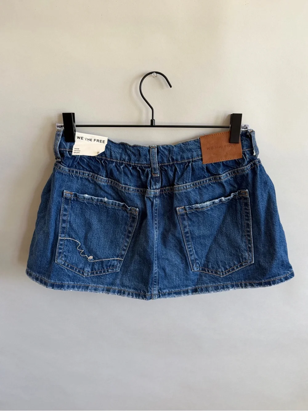 FREE PEOPLE We the Free Demi Denim Skort